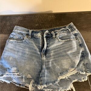 Aerie Light Blue Jean Shorts